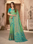 Pure Green Exclusive Patola Silk Saree