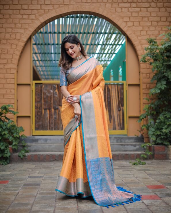 kubera Kanjivaram Silk Saree