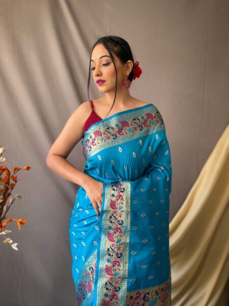 Paithani soft silk saree