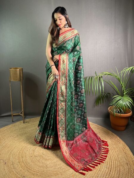 patola soft silk saree