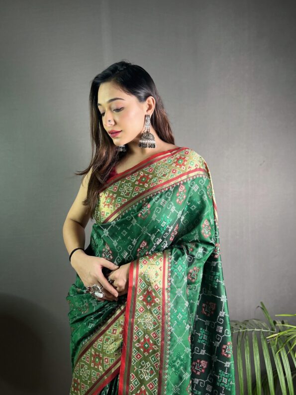 patola soft silk saree