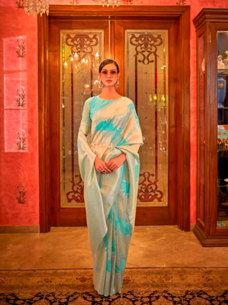 Banarasi sequence saree